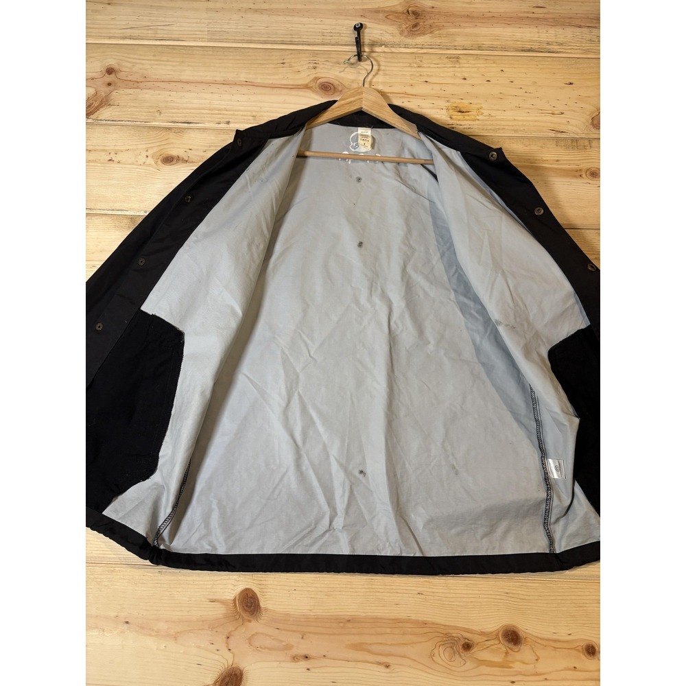Apari Coach Jacket Mens Small Black Graphic Mermaid Koi Back Print EXP99CNB - Picture 4 of 15